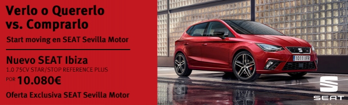 Ya puedes tener el Nuevo SEAT IBIZA por 10.080€ en SEAT SEVILLA MOTOR