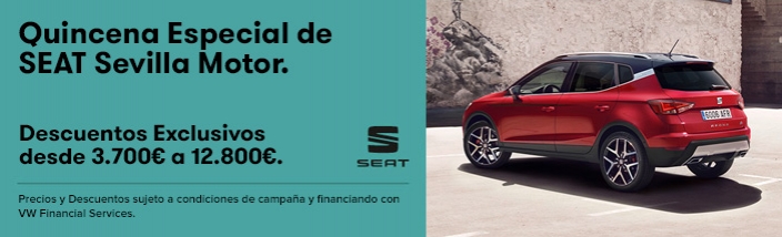 Descuentos desde 3.700 a 12.800€ en la Quincena Especial de Abril de SEAT Sevilla Motor